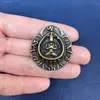 Amuleto Budista de Xizang Latón Cuatro Paredes Guanyin Bronce Pulsera Retro Accesorios Colgante