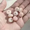 Venta Caliente Transfronteriza Acrílico Dos Colores Cuentas Sueltas Para Bisutería Cuentas Redondas Accesorios para Ropa DIY Llaveros Accesorios para Pulseras Venta al por Mayor