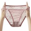 Explosions Ropa Interior de Encaje para Mujer Estilo Japonés Girly Elegante Cinturón Delgado Hueco Alta Elasticidad Transpirable Ropa Interior para Mujer 60301