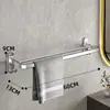 Estante para Toallas de Acero Inoxidable 304 Baño Baño Estante para Toallas Montado en Pared Estante de Almacenamiento sin Perforación Venta al por Mayor