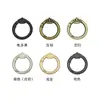 Anillo de resorte de corona de 6 puntas diámetro interior 19 mm anillo redondo abierto para colgar accesorios de ferretería para equipaje hebilla de conexión de correa de bolso llavero