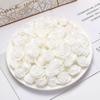3.5cm Cabeza de Rosa de Espuma Simulada Accesorios para Oso Hechos a Mano Boda Decoración Anillo de Flor Artificial Material Venta al por Mayor