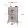 Abrazadera de tubo de aleación de aluminio de alta resistencia GB, abrazadera doble superior e inferior, abrazadera de fijación, soporte de agua, abrazadera doble de aleación de aluminio