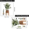 Planta Verde Flor Simulação de Imagem 3D Photo Frame Adesivo de Parede Quarto Sala de Estar Decoração TV Fundo Adesivo de Parede Adesivo de parede autoadesivo