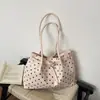 Bolso de Mano Plegado Fresco y Dulce, Bolso de Mano de Gran Capacidad, Bolso Cruzado de Lunares Nuevo Estilo Coreano 2026, Moderno