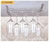 Rack de Taças de Vinho Antiferrugem de Aço Inoxidável para Cozinha, Prateleira de Parede para Armazenamento Invertido, Espessura Aumentada, Durável, Estilo Simples