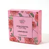Jabón de Rosa de Seda Sonrisa Jabón Artesanal Jabón con Fragancia a Rosa para Mujeres Jabón de Aceite Esencial Limpiador Facial Lavado de Cara Baño Jabón Artesanal Transfronterizo