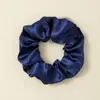 Goma para el pelo de satén tipo scrunchie para Amazon Transfronterizo, Banda para el pelo de tela, Accesorio para el pelo de color liso europeo y americano, Cuerda para el pelo simple, Adorno para el pelo, Venta al por mayor