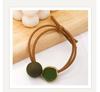Diadema estilo coreano para mujer, popular en internet, tendón de goma, lazo para mujer, tocado de perlas simple y distintivo, lindo anillo para el cabello, pulsera, cuerda para el cabello de doble uso