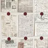 10 Postales retro europeas con letras tarjeta nostálgica pegatinas de pared arte de pared decorativo mensaje tarjeta pequeña venta al por mayor