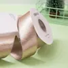 Rollo Grande de Listón Plateado Metálico de Varios Tamaños Lazo Hecho a Mano DIY Accesorios para el Cabello Materiales de Decoración Listón