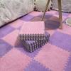 Alfombra de felpa empalmada para dormitorio, habitación de niña, mesita de noche, completamente cubierta, rompecabezas, tatami, área grande, alfombrilla de espuma para suelo