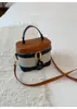 Bolso de Alta Gama para Mujer 2025 Nuevo Moda Transfronteriza Bloques de Color Bolso Caja Bolso Cruzado Casual Simple