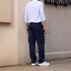Tendencia de moda transfronteriza, deportivos, multibolsillos, con cordón, casual, de pierna recta, estilo workwear, pantalones largos para hombre, disponibles para venta al por mayor en pedidos de una sola pieza