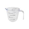 Herramientas de horneado calientes de fábrica taza medidora de plástico cilindro medidor transparente taza medidora con escala