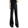 Calça de terno masculina estilo Hong Kong, corte reto, cor sólida, perna larga, outono, folgada, casual, versátil, com caimento, toque de alta qualidade, calça comprida