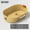 Cama para gatos de ratán, adecuada para todas las estaciones en verano, con tabla rascadora, cama extra grande para gatos Ragdoll, cesta tejida para gatos y perros