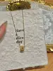 Collar de Girasol Lulu Tong para Mujer, Cadena para Clavícula de Diseño de Lujo Ligero de Nicho de Alta Gama, Joyería para Mujer