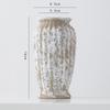 Jarrón de Cerámica Estilo Shumen Wabi-Sabi Retro Cerámica Jarrón para Flores Secas Decorativo de Alta Gama Flores Hidropónicas Adornos para Arreglos Florales para Sala de Estar