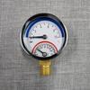 Manómetro de Temperatura y Presión Axial de 50 mm Manómetro de Presión para Calefacción por Suelo Radiante Manómetro de Temperatura y Presión Manómetro Integrado de Temperatura y Presión