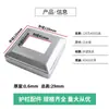 Tampão decorativo para tubo quadrado base para poste de grade de proteção acessórios de ferro forjado conjunto completo cobertura feia cobertura dividida cobertura de pé de escada
