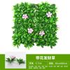 Planta de simulación de fábrica pared de encriptación plántulas de eucalipto planta verde material de pared de fondo decoración césped de Milán artificial