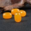 Color cera de abeja amarillo aceite de pollo ágata barril cuentas sueltas cuentas de cintura cuentas superiores pulsera de mano DIY texto juego estrella luna bodhi accesorios con cuentas