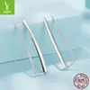 Brincos Longos Personalizados Originais Yinziyun, Simples e Elegantes Estilo Irmã Real Brincos de Prata Esterlina S925