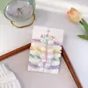 Laço de Cabelo Scrunchie Xadrez Floral Doce Laço para Rabo de Cavalo Menina Fofa Acessório de Cabelo