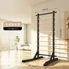 Rack Nervurado de Madeira Multifuncional Rack de Leg Press Indoor Rack de Puxar Barra Única/Dupla para Sala de Dança Alongamento Equipamento de Fitness Rack Nervurado