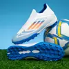Novo Modelo de Chuteiras de Futebol para Homens, Estudantes e Adultos, com Travas Longas Ag, Travas Quebradas Tf, Chuteiras de Treino para Homens e Mulheres, Sem Cadarço, Cano Baixo, para Competição e Treino