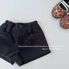 Shorts de lana cálidos versátiles casuales de color liso, ajustados, de cintura alta, estilo coreano, nuevos para otoño e invierno, para niñas, casuales y elegantes