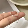 Anillo de Plata de Ley S925 de Moda Versátil con Diseño de Nicho para Mujer, Estilo Japonés y Coreano, Joyería Minimalista Personalizada de Lujo Ligero