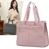 Bolso Tote de Nylon, Bolso para Laptop de Mujer, Bolso de Hombro de Gran Capacidad, Bolso Ligero para el Trabajo y los Viajes