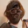 Presilha de Cabelo Estilo Novo 2026 com Toque de Luxo, Presilha Grande de Pérola para a Parte de Trás da Cabeça, Acessório de Cabelo Retrô no Estilo Melard