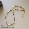 Nuevo Collar de Cuentas de Estilo Bohemio Transfronterizo Europeo y Americano para Mujer Cadena de Clavícula de Lujo Ligero Nicho Tienda Física Dropshipping