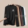 Camiseta base térmica de doble cara para hombre para otoño e invierno con cuello alto tipo tortuga, camiseta de manga larga con forro polar, camiseta interior de cuello medio