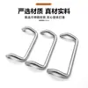 Fabricante de Origen Manija Industrial Máquina Herramienta Ángulo Manija Sólida Puerta de Gabinete Tubo Redondo Curvado Manija de Acero Inoxidable Doble Curva