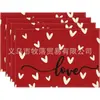 Mantel Individual del Día de San Valentín, Servilleta de Mesa Aislante al Calor, Mantel Rectangular Impermeable para el Hogar, Mantel Anti-quemaduras, Mantel Aislante al Calor, Transfronterizo