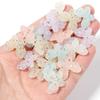 Venta Caliente Europea y Americana Color Acrílico Floral Imitación Jade Mármol Poligonal Flor Cuentas diy Pulsera de Cuentas