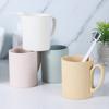 Vaso para gárgaras Plástico Engrosado Lujo ligero Vaso para cepillo Par para parejas Vaso para gárgaras doméstico Tanque para dientes Creativo de una pieza Cabello