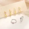 Pendientes de Plata de Ley S925 Trenzados en Forma de Corazón para Mujer, Nicho de Moda, Diseño Simple, Lujo Accesible y Pendientes de Alta Gama, Pendientes