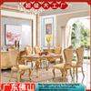Mesa quadrada de mármore estilo europeu estilo americano villa restaurante retangular madeira maciça piano pintura mesa de jantar mesa de jantar mesa de jantar e cadeira
