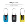 Cerradura de aduana TSA aleación de zinc equipaje de viaje cable de acero candado de combinación mini candado de lujo para equipaje