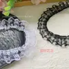 2cm Ropa de Muñeca con Encaje Plisado Mangas Dobladillo de Falda Escote Ropa Accesorios de Encaje Accesorios Hechos a Mano con Encaje Decoración