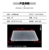 Caja Vacía Transparente Cuadrada para Mascarilla Caja de Almacenamiento de Tapones para los Oídos de Plástico Caja Antipolvo Juego de Caja de Exhibición de Muestras de Herramientas