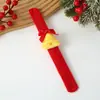 Muñeco de Peluche de Dibujos Animados Anillo a Presión Pulsera de Pareja Regalo para Niños Niñas Navidad Reno Muñeco de Nieve Accesorios Decorativos
