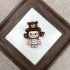 Acessórios Crocs Grande Desenho Animado Labubu DIY Acessórios para Sapato de Resina DIY Touca de Urso Marrom Fivela de Sapato Labubu