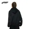 Sudadera con capucha Areswings American Cleanfit Diseño Desestructurado para Mujer y Hombre Otoño Holgada Top Retro