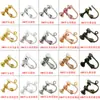 Pendientes envío invisible diy tornillo de cabeza plana clip para oreja accesorios chapado en cobre con anillo de suspensión clip para oreja sin convertidor para agujero de oreja